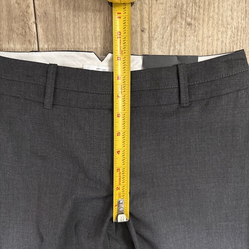 Ann Taylor LOFT Petite Pants 2P NWT Charcoal Gray Curvy Julie Fit Trouser Leg - Picture 5 of 5
